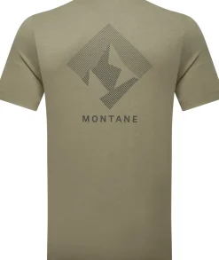 T-Shirts & Baselayers-Montane Mens Alhena Mountain 25 T-Shirt - Caper