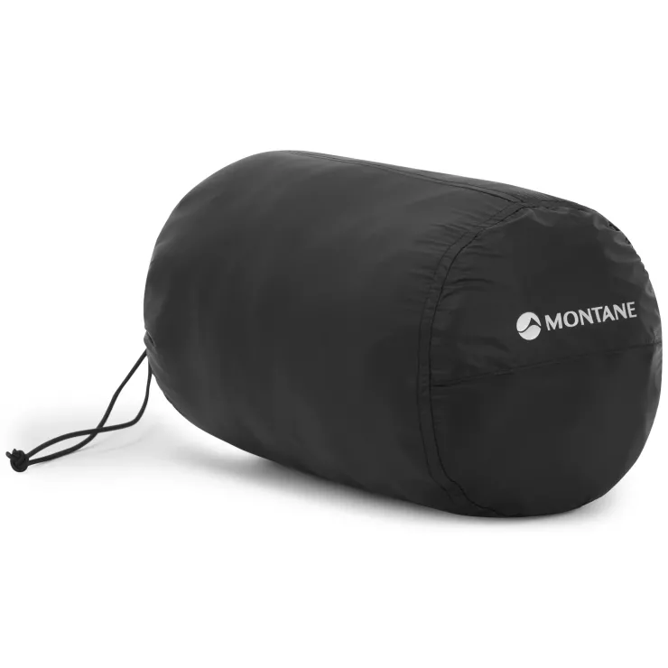 Insulated Jackets-Montane Mens Alpine 850 Hooded Down Jacket - Black