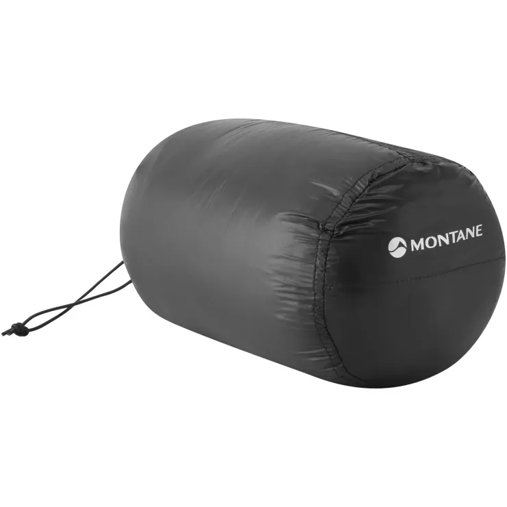 Insulated Jackets-Montane Mens Alpine 850 Lite Hooded Down Jacket - Black