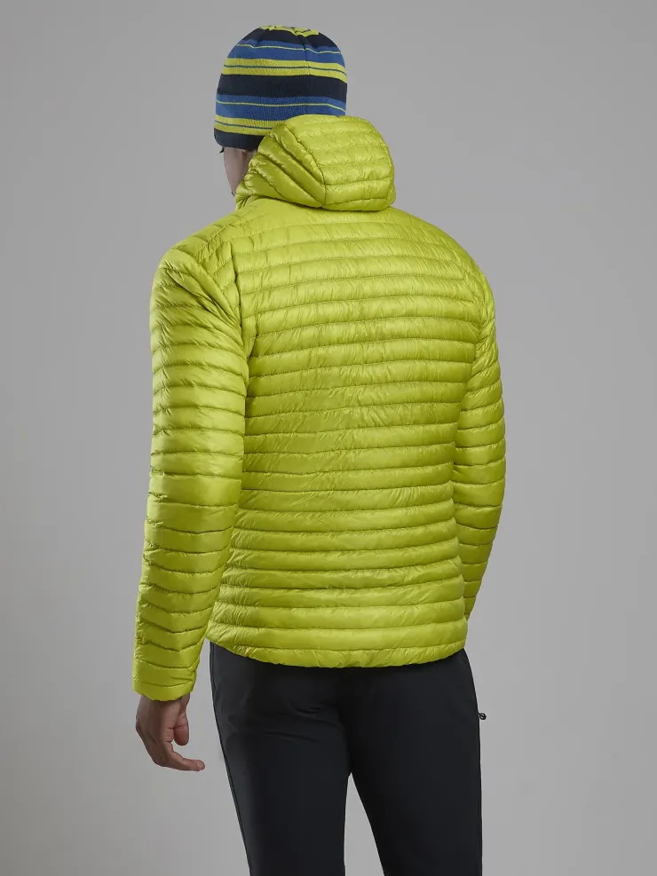 Insulated Jackets-Montane Mens Alpine 850 Nano Hoodie - Citrus Spring
