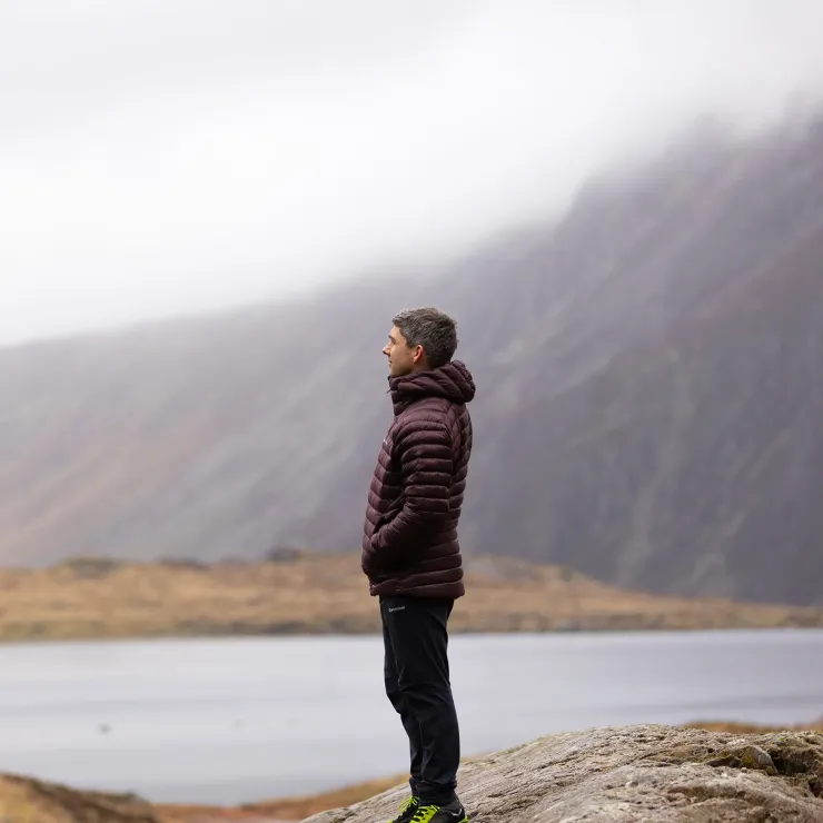 Insulated Jackets-Montane Mens Anti-Freeze Hoodie - Dark Garnet