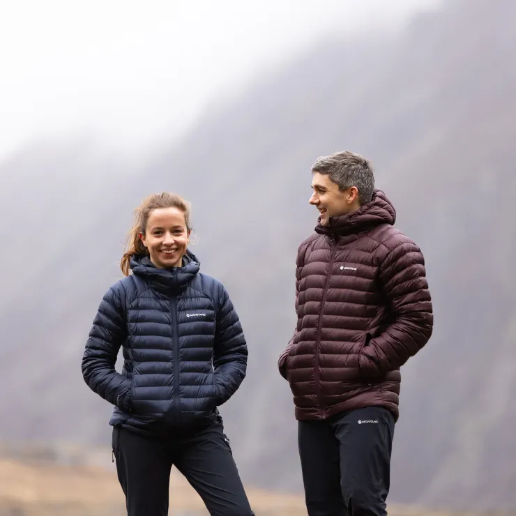 Insulated Jackets-Montane Mens Anti-Freeze Hoodie - Dark Garnet