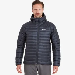 Insulated Jackets-Montane Mens Anti-Freeze Hoodie - Eclipse Blue