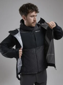 Fleece & Mid Layer-Montane Mens Caldus XT Hoodie - Midnight Grey