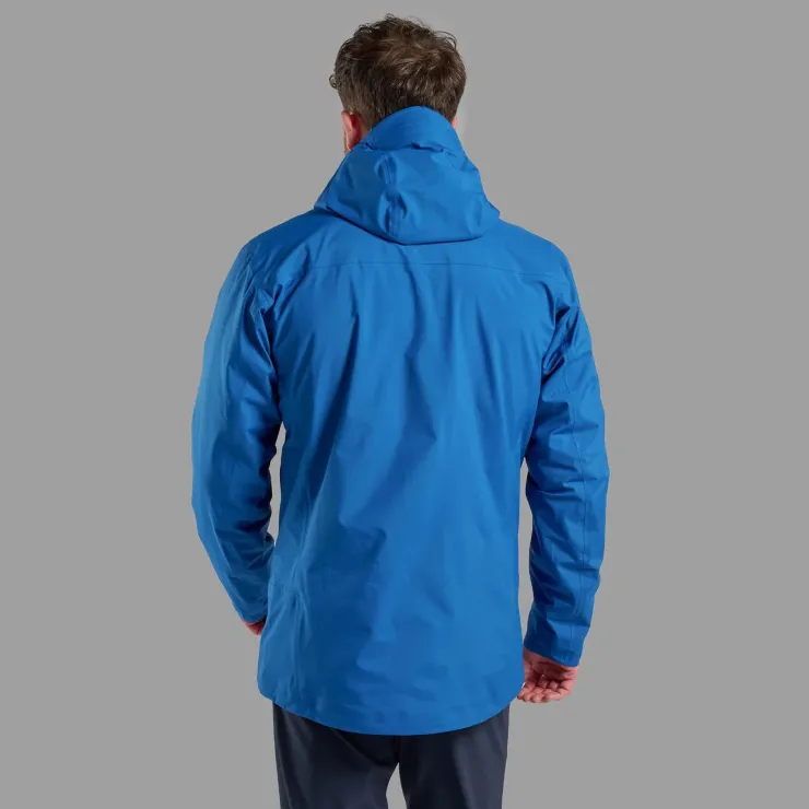 Waterproof Jackets-Montane Mens Cetus Jacket - Neptune Blue