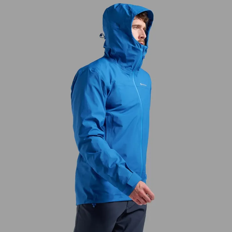 Waterproof Jackets-Montane Mens Cetus Jacket - Neptune Blue