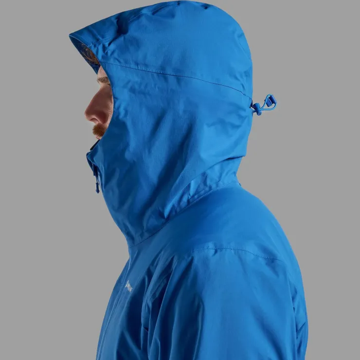 Waterproof Jackets-Montane Mens Cetus Jacket - Neptune Blue