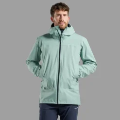 Waterproof Jackets-Montane Mens Cetus Jacket - Sea Mist