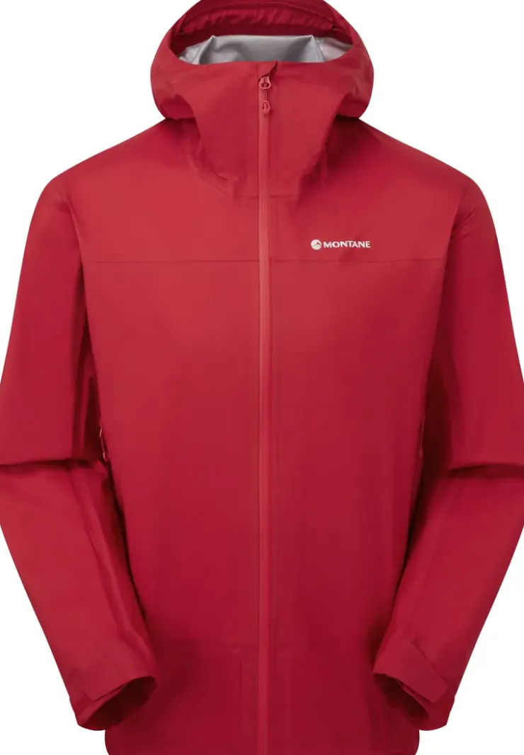 Waterproof Jackets-Montane Mens Cetus Lite Jacket - Acer Red