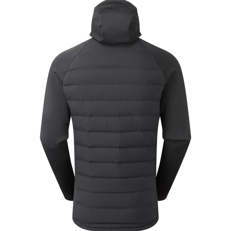 Insulated Jackets-Montane Mens Composite Hoodie - Black