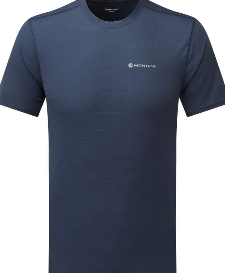 T-Shirts & Baselayers-Montane Mens Dart Nano T-Shirt - Eclipse Blue