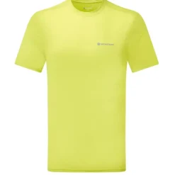 T-Shirts & Baselayers-Montane Mens Dart Nano T-Shirt - Citrus Spring