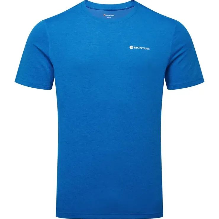 T-Shirts & Baselayers-Montane Mens Dart T-Shirt - Neptune Blue