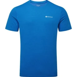 T-Shirts & Baselayers-Montane Mens Dart T-Shirt - Neptune Blue