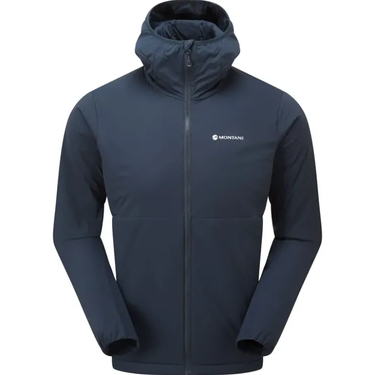 Insulated Jackets-Montane Mens Fireball Lite Hoodie - Eclipse Blue