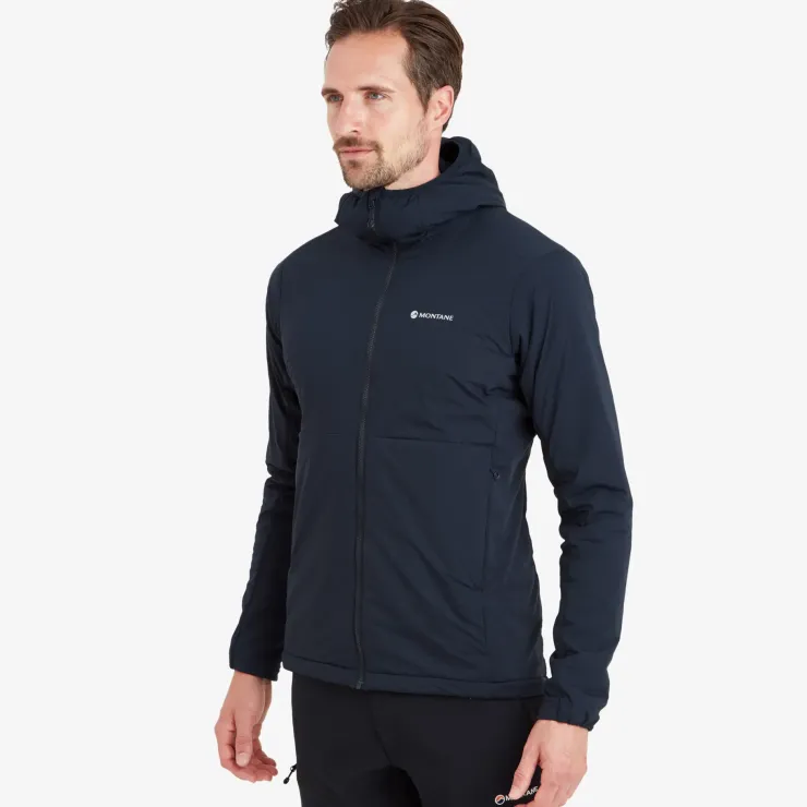 Insulated Jackets-Montane Mens Fireball Lite Hoodie - Eclipse Blue