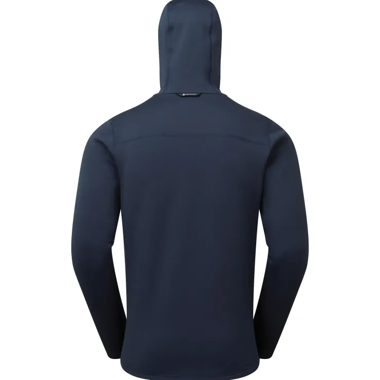 Fleece & Mid Layer-Montane Mens Fury Hoodie - Eclipse Blue