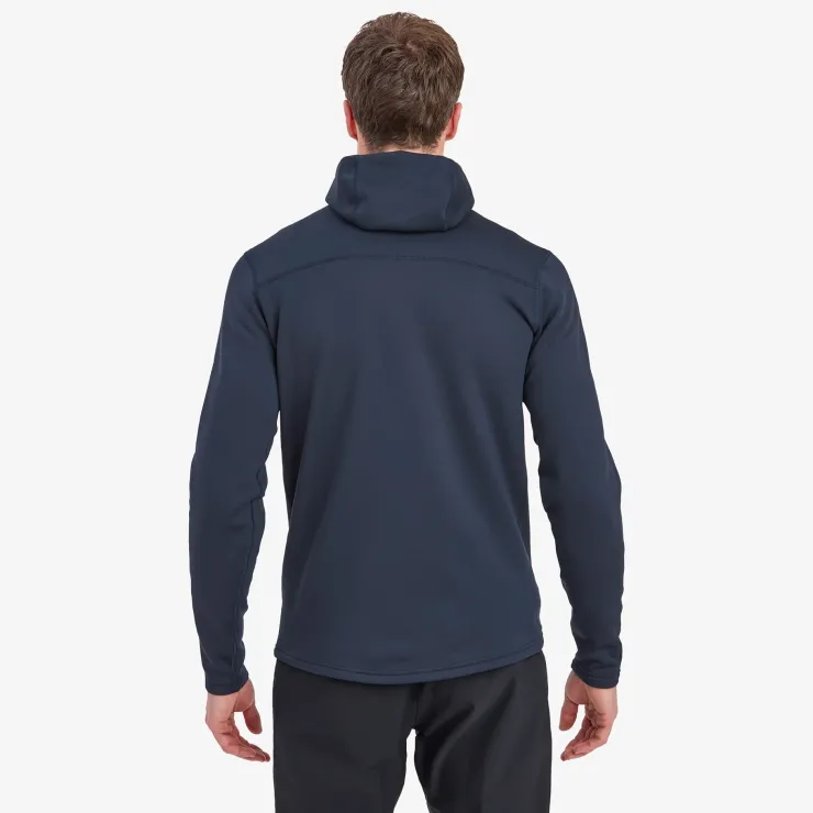 Fleece & Mid Layer-Montane Mens Fury Hoodie - Eclipse Blue
