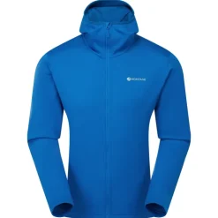 Fleece & Mid Layer-Montane Mens Fury Lite Hoodie - Neptune Blue