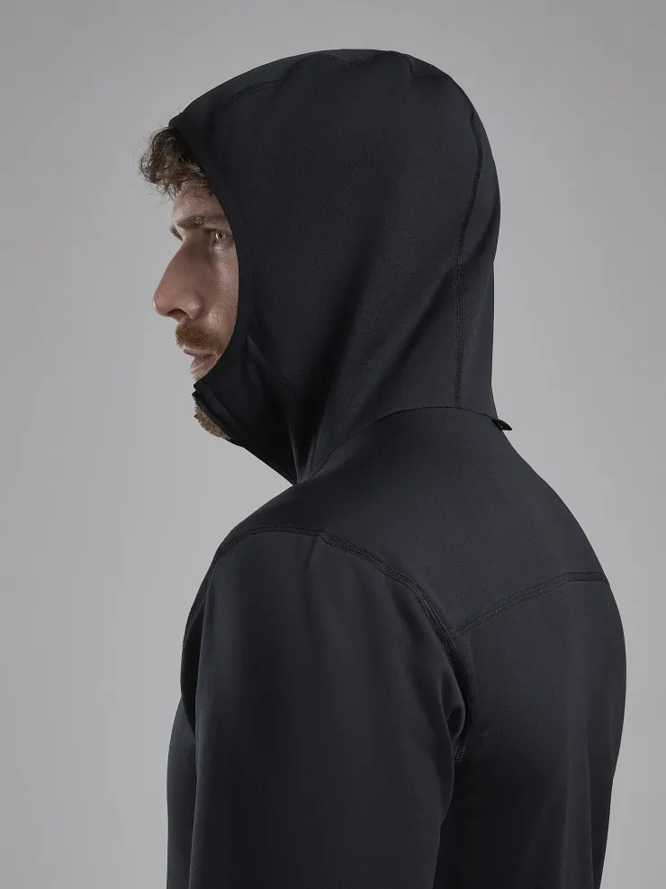 Fleece & Mid Layer-Montane Mens Fury Lite Hoodie - Black