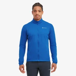 Fleece & Mid Layer-Montane Mens Fury Lite Jacket - Neptune Blue
