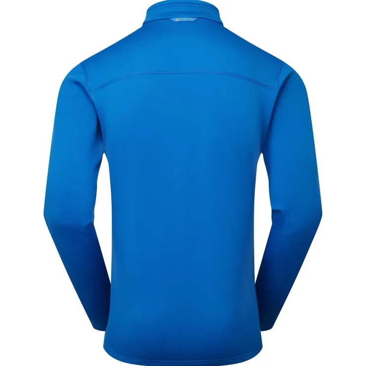 Fleece & Mid Layer-Montane Mens Fury Lite Pull-On - Neptune Blue