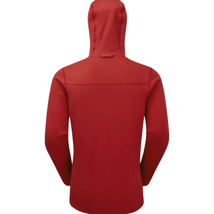 Fleece & Mid Layer-Montane Mens Fury XT Hoodie - Acer Red