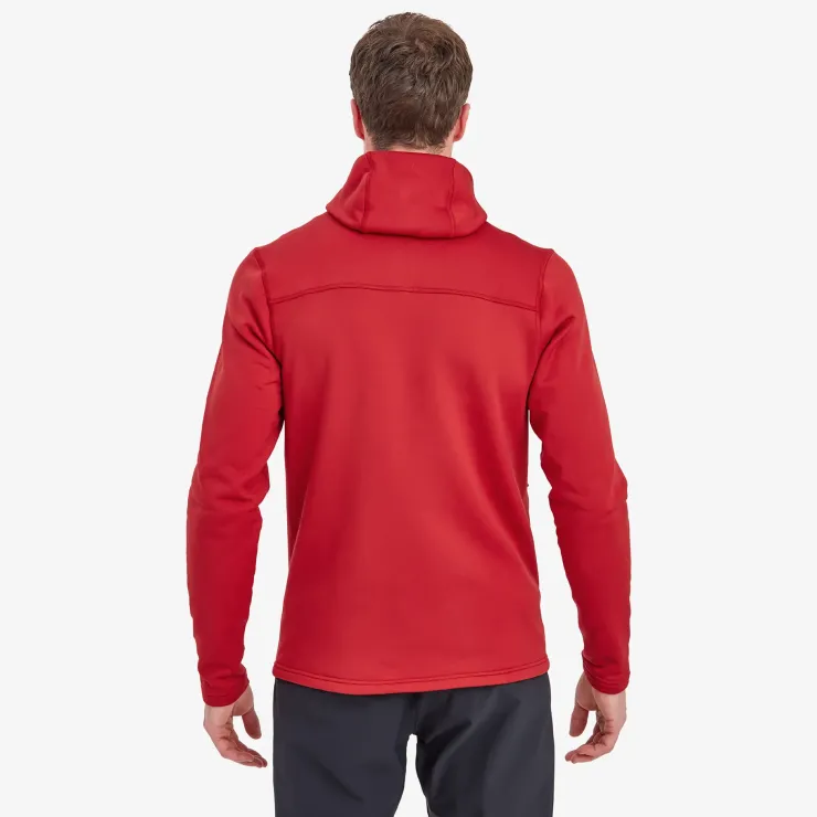 Fleece & Mid Layer-Montane Mens Fury XT Hoodie - Acer Red
