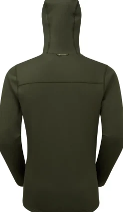 Fleece & Mid Layer-Montane Mens Fury XT Hoodie - Oak Green