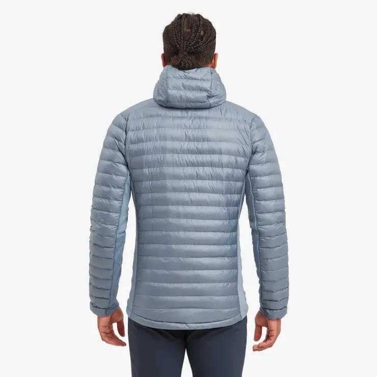 Insulated Jackets-Montane Mens Icarus Lite Hoodie - Stone Blue