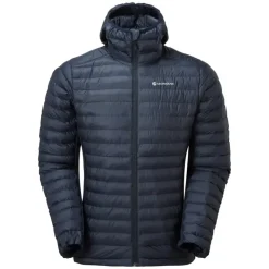 Insulated Jackets-Montane Mens Icarus Lite Hoodie - Eclipse Blue