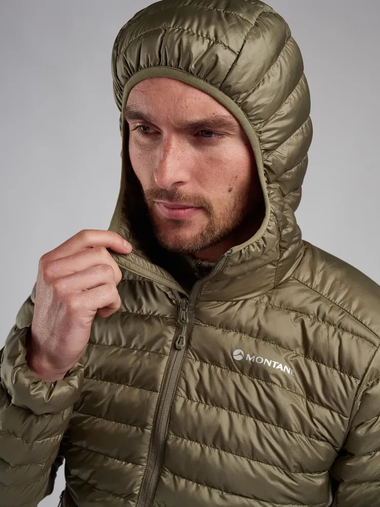 Insulated Jackets-Montane Mens Icarus Lite Hoodie - Caper