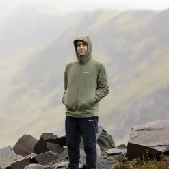 Softshell Jackets-Montane Mens Khamsin Hoodie - Caper