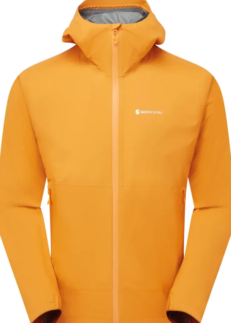 Waterproof Jackets-Montane Mens Minimus Lite Jacket - Nagami Orange