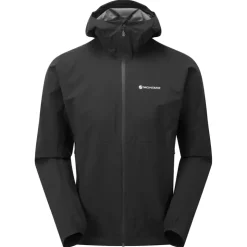 Waterproof Jackets-Montane Mens Minimus Lite Jacket - Black