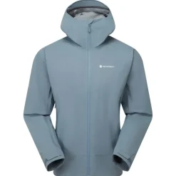 Waterproof Jackets-Montane Mens Phase Lite Jacket - Stone Blue