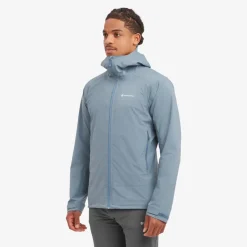 Waterproof Jackets-Montane Mens Phase Lite Jacket - Stone Blue