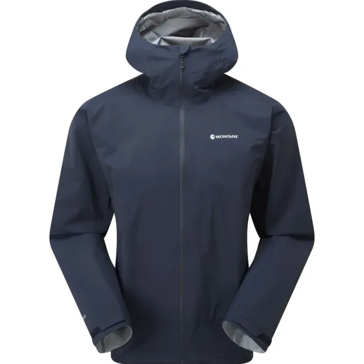 Waterproof Jackets-Montane Mens Phase Lite Jacket - Eclipse Blue