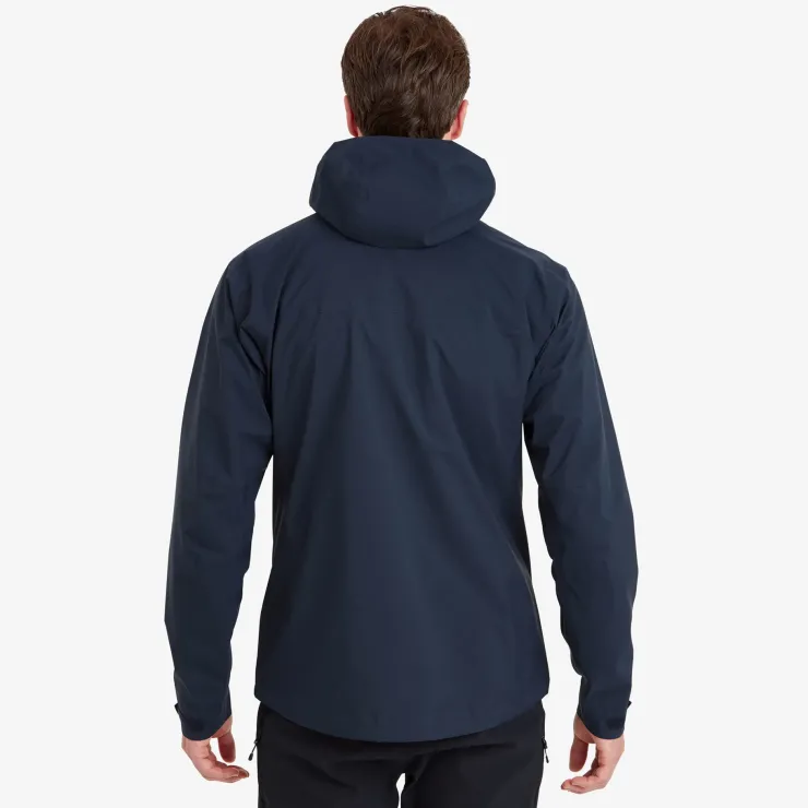 Waterproof Jackets-Montane Mens Phase Lite Jacket - Eclipse Blue