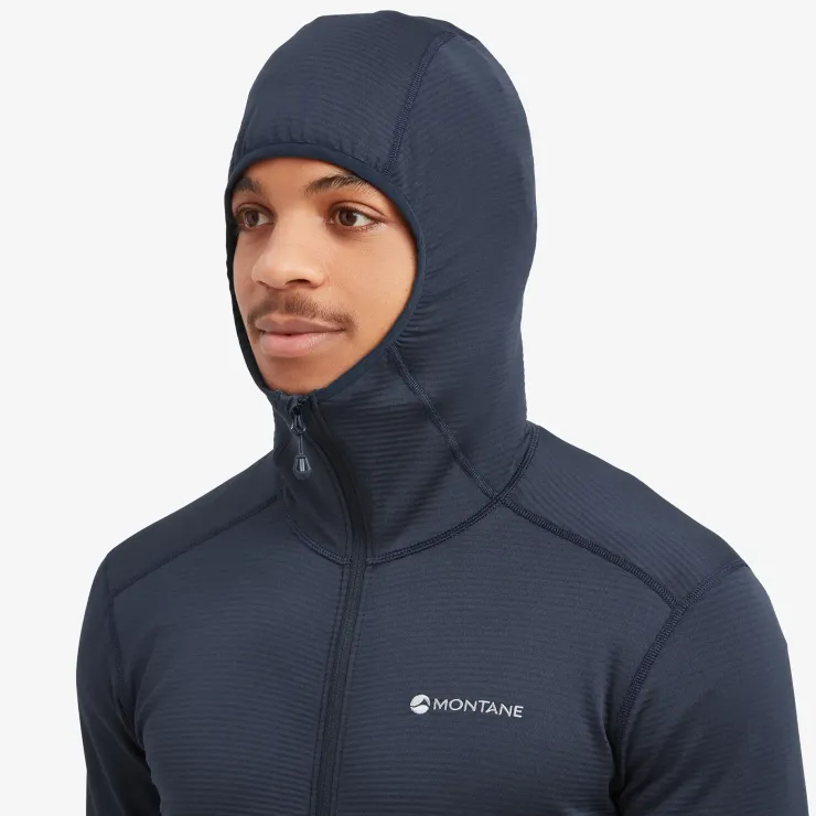 Fleece & Mid Layer-Montane Mens Protium Lite Hoodie - Eclipse Blue