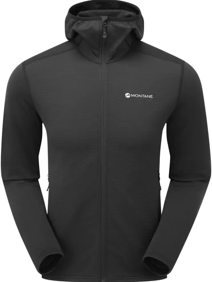 Fleece & Mid Layer-Montane Mens Protium Lite Hoodie - Black