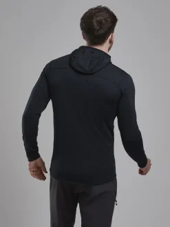 Fleece & Mid Layer-Montane Mens Protium Lite Hoodie - Black