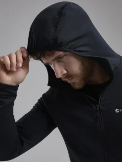 Fleece & Mid Layer-Montane Mens Protium Lite Hoodie - Black