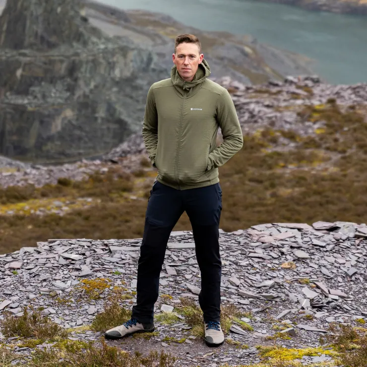 Fleece & Mid Layer-Montane Mens Protium XT Hoodie - Caper