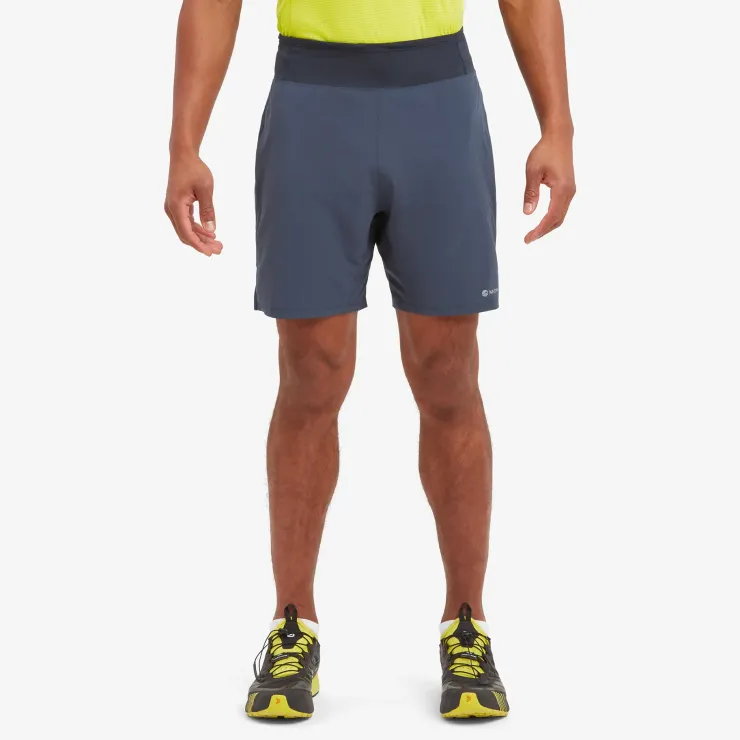 Shorts-Montane Mens Slipstream 7 Shorts - Eclipse Blue