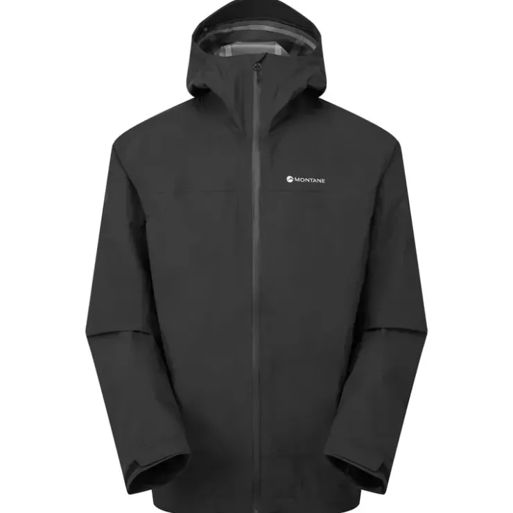 Waterproof Jackets-Montane Mens Solution Jacket - Black