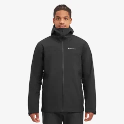 Waterproof Jackets-Montane Mens Solution Jacket - Black