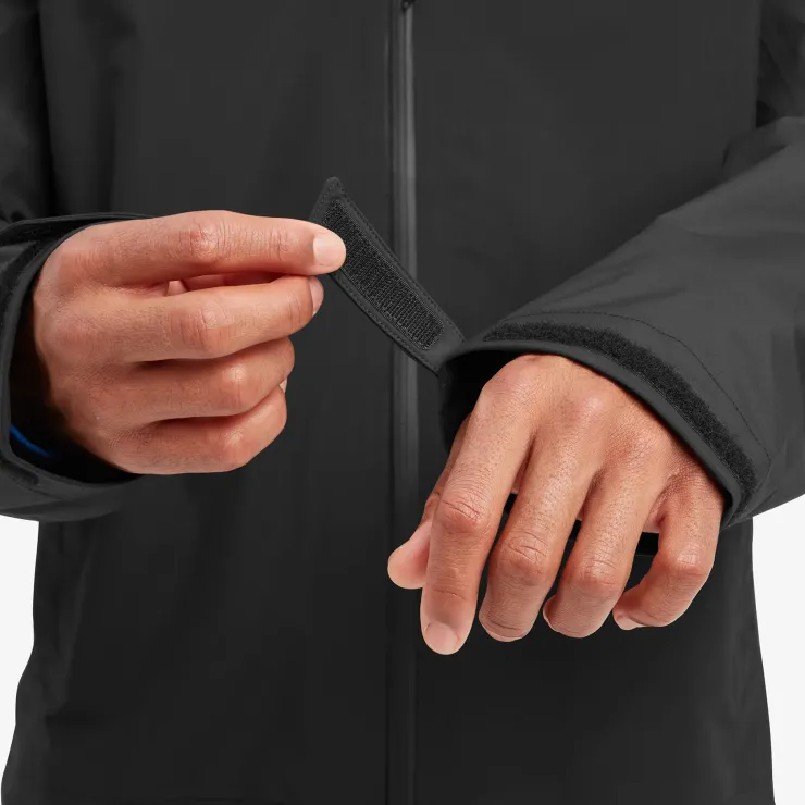 Waterproof Jackets-Montane Mens Solution Jacket - Black
