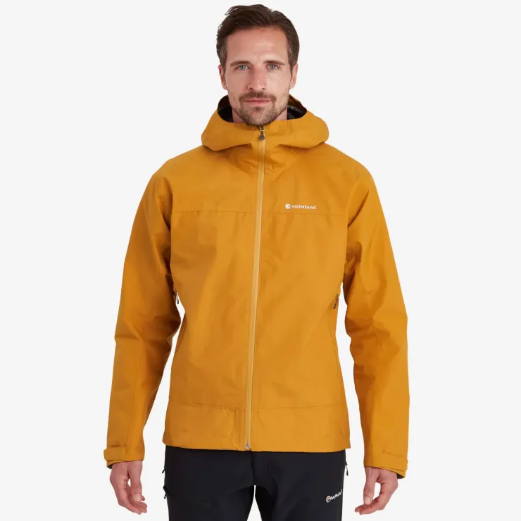 Waterproof Jackets-Montane Mens Spirit Jacket - Flame Orange