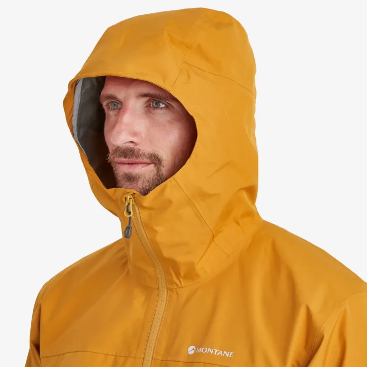 Waterproof Jackets-Montane Mens Spirit Jacket - Flame Orange